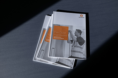 Allegion UK unveils new Fire Door Hardware Installation and Maintenance Logbook