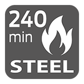 4 hours steel rating